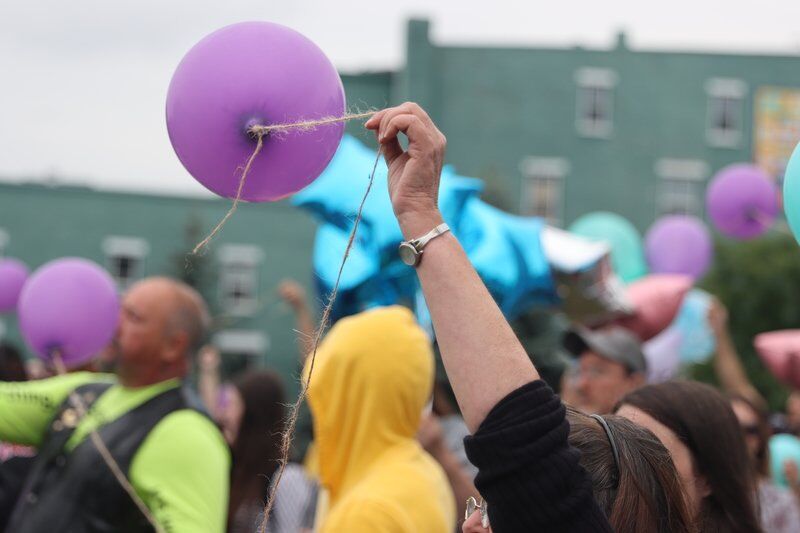 'She was peaceful': Community honors late Luebbers